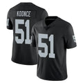 Rebec LV.Raiders #51 Malcolm Koonce Player Black Limited Vapor Untouchable Home Game Stitched Jerseys