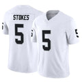Rebec LV.Raiders #5 Eric Stokes Player White Limited Vapor F.U.S.E. Home Game Stitched Jerseys