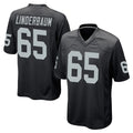 Rebec LV.Raiders #65 Tyler Linderbaum Player Black Home Game Stitched Jerseys
