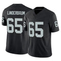 Rebec LV.Raiders #65 Tyler Linderbaum Player Black Limited Vapor F.U.S.E. Home Game Stitched Jerseys