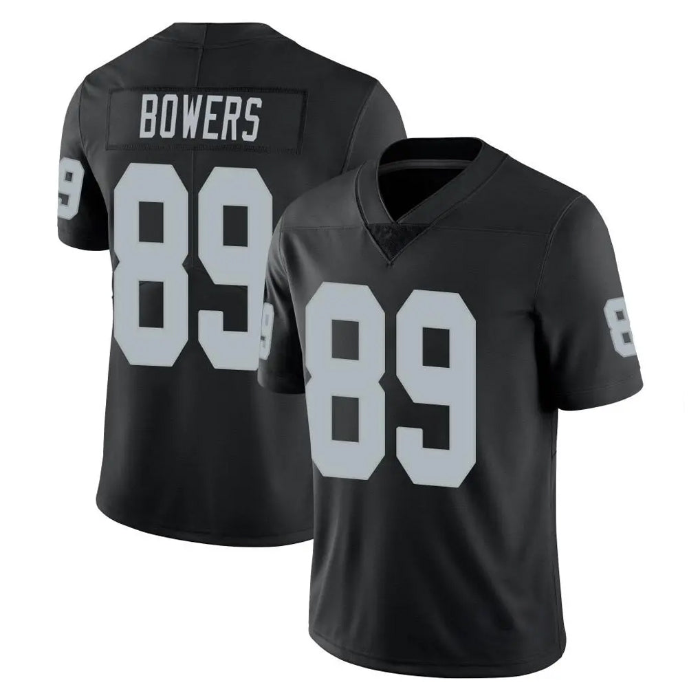 Rebec LV.Raiders #89 Brock Bowers Player Black Limited Vapor Untouchable Home Game Stitched Jerseys
