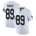 Rebec LV.Raiders #89 Brock Bowers Player White Limited Vapor Untouchable Home Game Stitched Jerseys