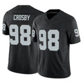 Rebec LV.Raiders #98 Maxx Crosby Player Black Limited Vapor F.U.S.E. Home Game Stitched Jerseys
