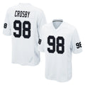 Rebec LV.Raiders #98 Maxx Crosby Player White Home Game Stitched Jerseys