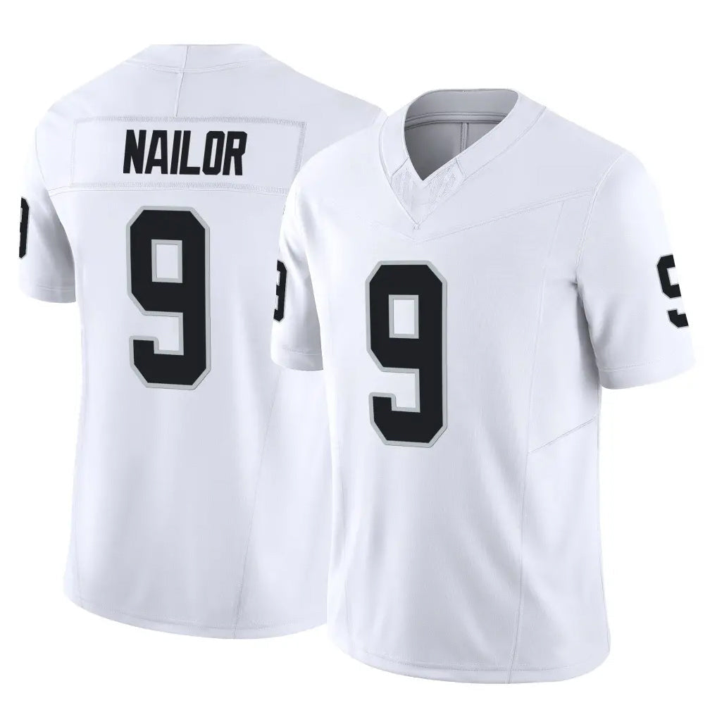 Rebec LV.Raiders #9 Jalen Nailor Player White Limited Vapor F.U.S.E. Home Game Stitched Jerseys