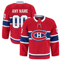 Rebec Custom M.Canadiens Red Home Authentic Pro Jerseys
