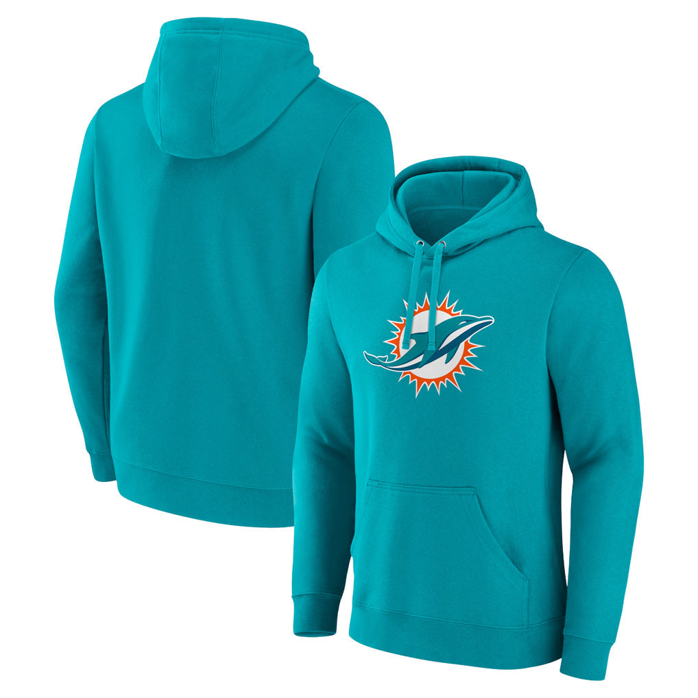 Rebec M.Dolphins Aqua LOGO Pullover Hoodies Limited Blank Player Stitched Jerseys
