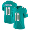 Rebec M.Dolphins #10 Jacob Rodriguez Player Aqua Limited Vapor Untouchable Home Game Stitched Jerseys