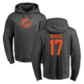Rebec M.Dolphins #17 Trey Moore Player Darkgray Pullover Hoodies Limited Stitched Jerseys