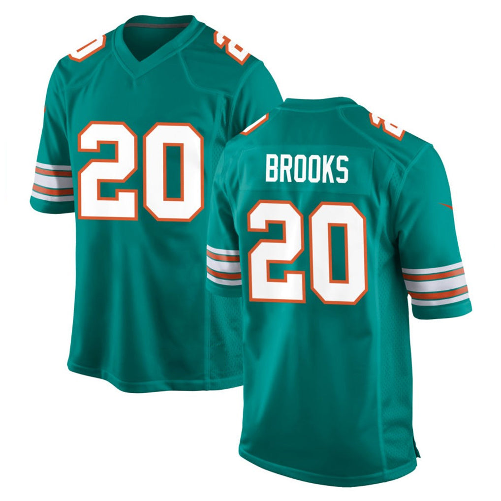 Rebec M.Dolphins #20 Jordyn Brooks Player Aqua Alternate Home Game Stitched Jerseys