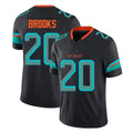 Rebec M.Dolphins #20 Jordyn Brooks Player Black Limited Pitch Rivalries Collection Home Game Stitched Jerseys