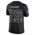 Rebec  M.Dolphins #28 De¡¯Von Achane Black 2026 Salute to Service Stitched Limited Jersey