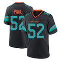 Rebec M.Dolphins #52 Patrick Paul Player Black Pitch Rivalries Collection Home Game Stitched Jerseys