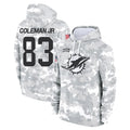 Rebec M.Dolphins #83 Kevin Coleman Jr. Player Arctic Camo Salute to Service Hoodies Limited Game Stitched Jerseys