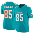 Rebec M.Dolphins #85 Greg Dulcich Player Aqua Limited Vapor F.U.S.E. Home Game Stitched Jerseys