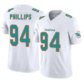 Rebec M.Dolphins #94 Jordan Phillips Player White Limited Vapor F.U.S.E. Home Game Stitched Jerseys