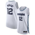 Rebec M.Grizzlies #12 Ja Morant White 202526 Authentic Stitched Jerseys- City Edition