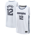 Rebec M.Grizzlies #12 Ja Morant White 202526 City Edition Fast Break Stitched Jerseys