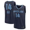Rebec M.Grizzlies #14 Zach Edey Navy Draft Fast Break Player Stitched Jerseys- Icon Edition