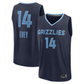 Rebec M.Grizzlies #14 Zach Edey Navy Fast Break Replica Stitched Jerseys- Icon Edition