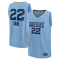 Rebec M.Grizzlies #22 Desmond Bane Light Blue Fast Break Replica Player Stitched Jerseys- Statement Edition