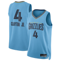 Rebec M.Grizzlies #4 Walter Clayton Jr. Light Blue Swingman Stitched Jerseys- Statement Edition