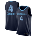 Rebec M.Grizzlies #4 Walter Clayton Jr. Navy Swingman Stitched Jerseys- Icon Edition