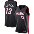 Rebec M.Heat #13 Bam Adebayo Bam Adebayo kounmpo  Black Fast Break Jerseys - Icon Edition