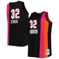 Rebec M.Heat #32 Shaquille O'Neal Mitchell & Ness Black Big & Tall Hardwood Classics 200506 Swingman Jerseys