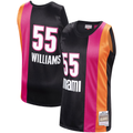 Rebec M.Heat #55 Jason Williams Mitchell & Ness Black 200506 Hardwood Classics Swingman Jerseys