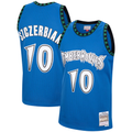 Rebec M.Timberwolves #10 Wally Szczerbiak Mitchell & Ness Blue 200304 Hardwood Classics Swingman Stitched Jerseys