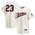 M.Twins #23 Royce Lewis Cream Rebec 2026 Field of Dreams Stadium Stitched Jerseys