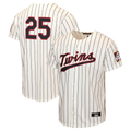 M.Twins #25 Byron Buxton Cream Rebec 2026 Field of Dreams Replica Stitched Jerseys