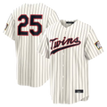 M.Twins #25 Byron Buxton Cream Rebec 2026 Field of Dreams Stadium Stitched Jerseys