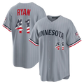 Rebec M.Twins #41 Joe Ryan Gray USA 250 Fourth of July Road Stadium Jersey