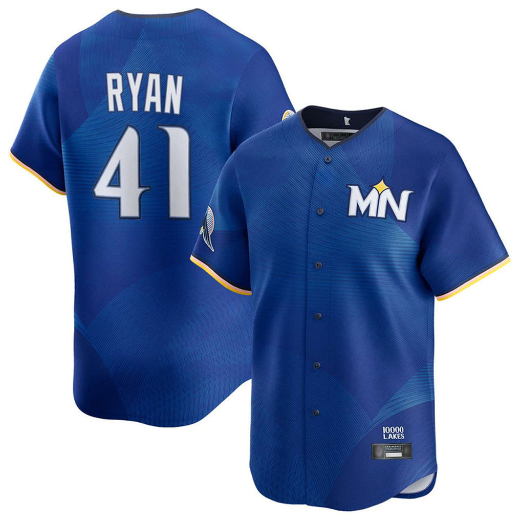 Rebec M.Twins #41 Joe Ryan Player Royal City Connect Limited Home Stitched Jerseys