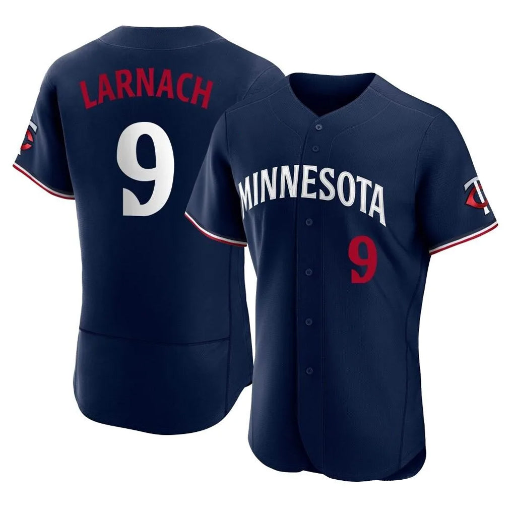 Rebec M.Twins #9 Trevor Larnach Player Navy Replica Home Limited Elite Stitched Jerseys