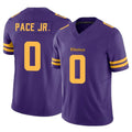 Rebec M.Vikings #0 Ivan Pace Jr. Player Purple Limited Alternate Vapor F.U.S.E. Home Game Stitched Jerseys