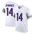 Rebec M.Vikings #14 Jauan Jennings Player White Alternate Legend Home Game Stitched Jerseys