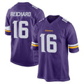 Rebec M.Vikings #16 Will Reichard Player Purple Home Game Stitched Jerseys