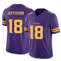 Rebec M.Vikings #18 Justin Jefferson Player Purple Limited Alternate Vapor F.U.S.E. Home Game Stitched Jerseys