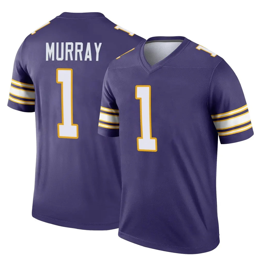 Rebec M.Vikings #1 Kyler Murray Player Purple Limited Classic Home Game Stitched Jerseys