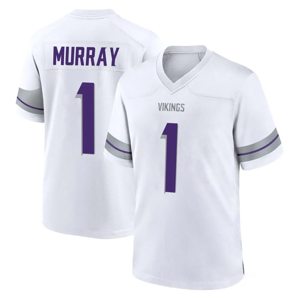 Rebec M.Vikings #1 Kyler Murray Player White Alternate Home Game Stitched Jerseys