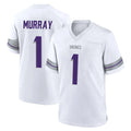 Rebec M.Vikings #1 Kyler Murray Player White Alternate Home Game Stitched Jerseys