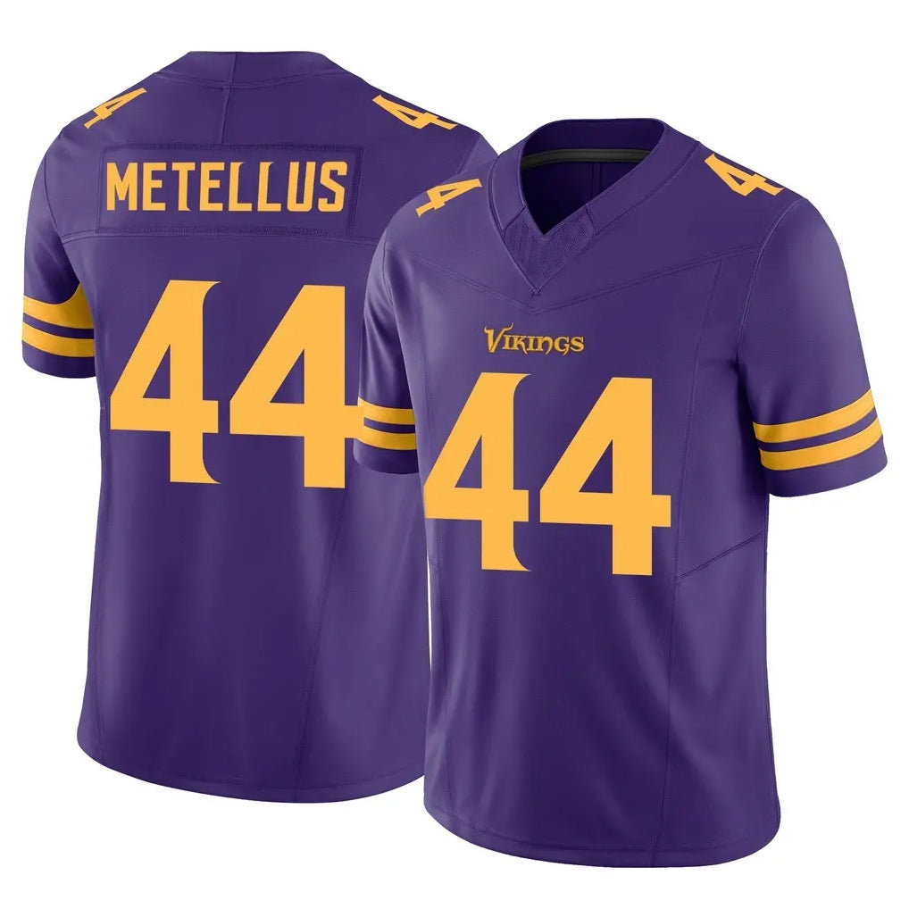 Rebec M.Vikings #44 Josh Metellus Player Purple Limited Alternate Vapor F.U.S.E. Home Game Stitched Jerseys