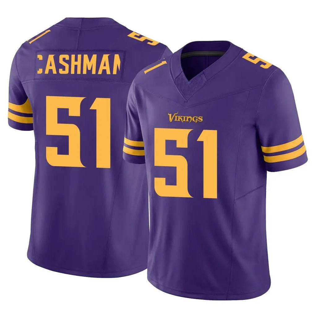 Rebec M.Vikings #51 Blake Cashman Player Purple Limited Alternate Vapor F.U.S.E. Home Game Stitched Jerseys