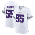 Rebec M.Vikings #55 Eric Wilson Player White Alternate Home Game Stitched Jerseys