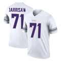 Rebec M.Vikings #71 Christian Darrisaw Player White Alternate Legend Home Game Stitched Jerseys