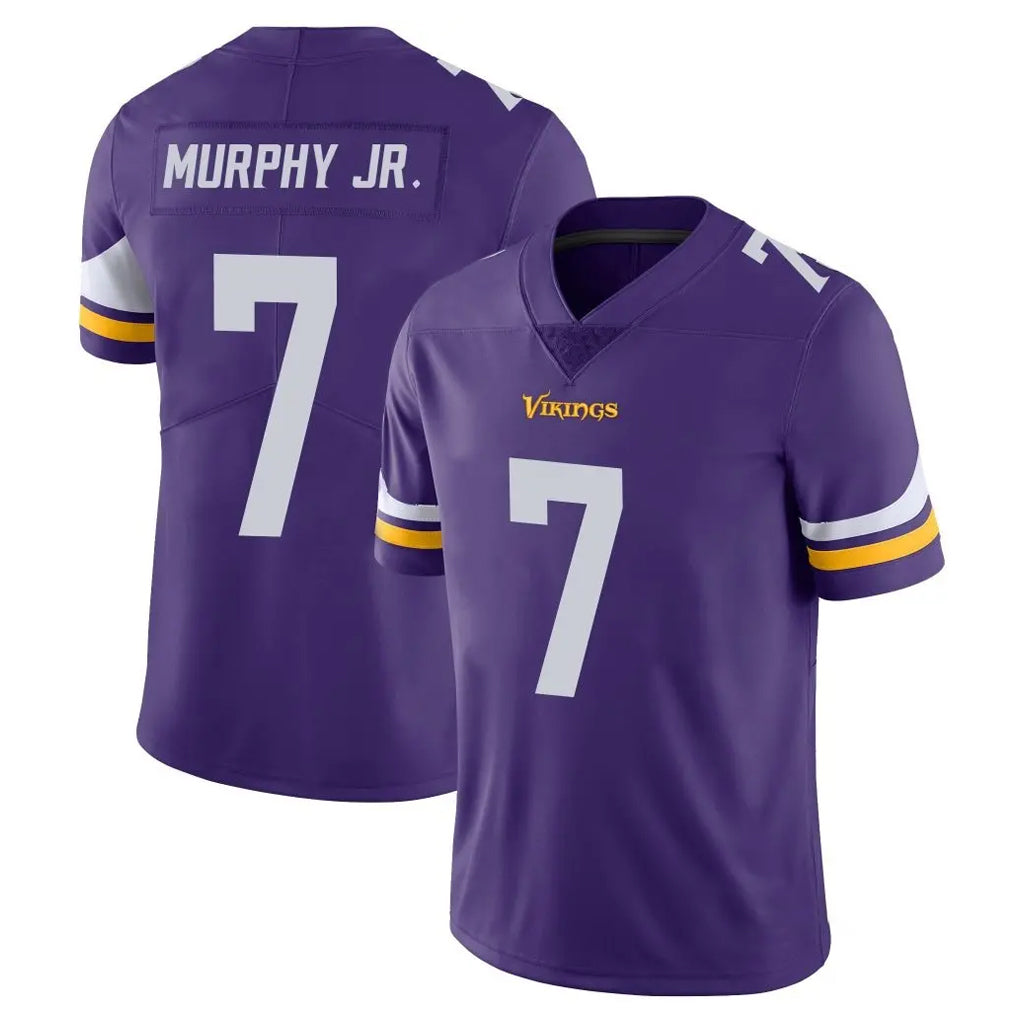Rebec M.Vikings #7 Byron Murphy Jr. Player Purple Limited Vapor Untouchable Home Game Stitched Jerseys