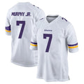 Rebec M.Vikings #7 Byron Murphy Jr. Player White Home Game Stitched Jerseys